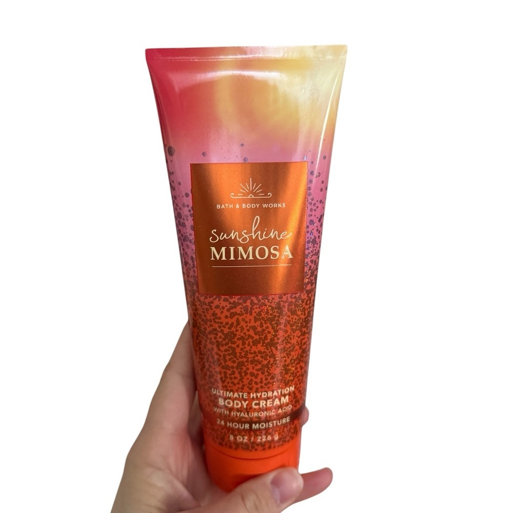 Bath & Body Works Sunshine Mimosa Body Cream - Orange & Pink